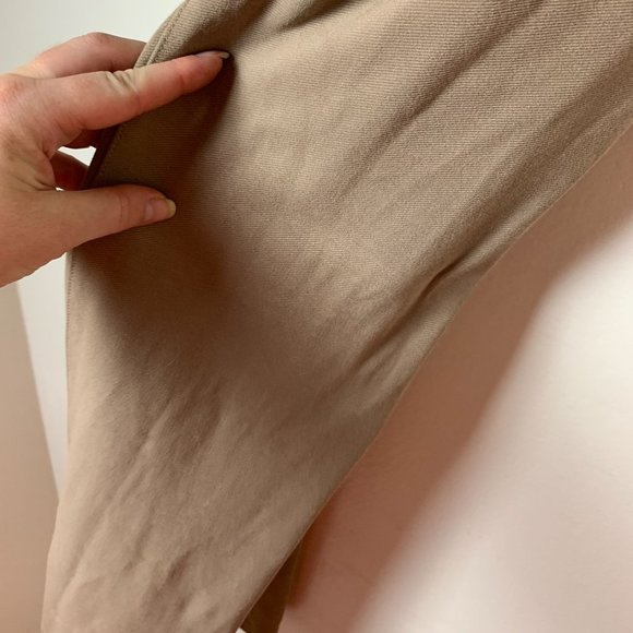 Betabrand tan straight leg yoga pant M - Picture 7 of 8